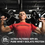 Nutrabio 100% Whey Protein Isolate Protein Powder, 25G Protein with Complete Amino Acid Profile, Non-Gmo, Soy & Gluten Free, Low Carb, Low Calorie Whey Protein Powder, Raw Unflavored, 5 Lbs