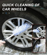 Car Wheel & Tire Cleaning Brush – Soft Bristle Alloy Wheel Cleaner