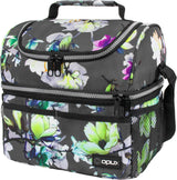 Insulated Lunch Bag for Men Women, Double Decker Leakproof, Teal Blue