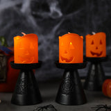 9.84Ft Halloween Pumpkin Lights String, Halloween 20 LED Candle Light Halloween Decoration Pum-Pkin Lantern Pumpkin Decorations
