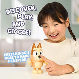 Talking Bingo Chat Mates Toy, Articulated, Talking Kids Toy with 10 Iconic Phrases, Interactive Play Figure Toys for Kids, Ages 3+
