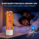 Bubble Lamp | 7 Color Changing LED Lamps | Fake Aquarium Night Light | Artificial Fish Tank with Moving Fishes | Home Decor, Ideal Gift for Kids, Adults, Sensory Lights for Autism & ADHD