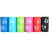 Dog Poop Bag Outdoor Cleaning Poop Bag Outdoor Clean Pets Supplies for Dog Refill Garbage Bag Pet Supplies (5 Rolls - 75 Bags)