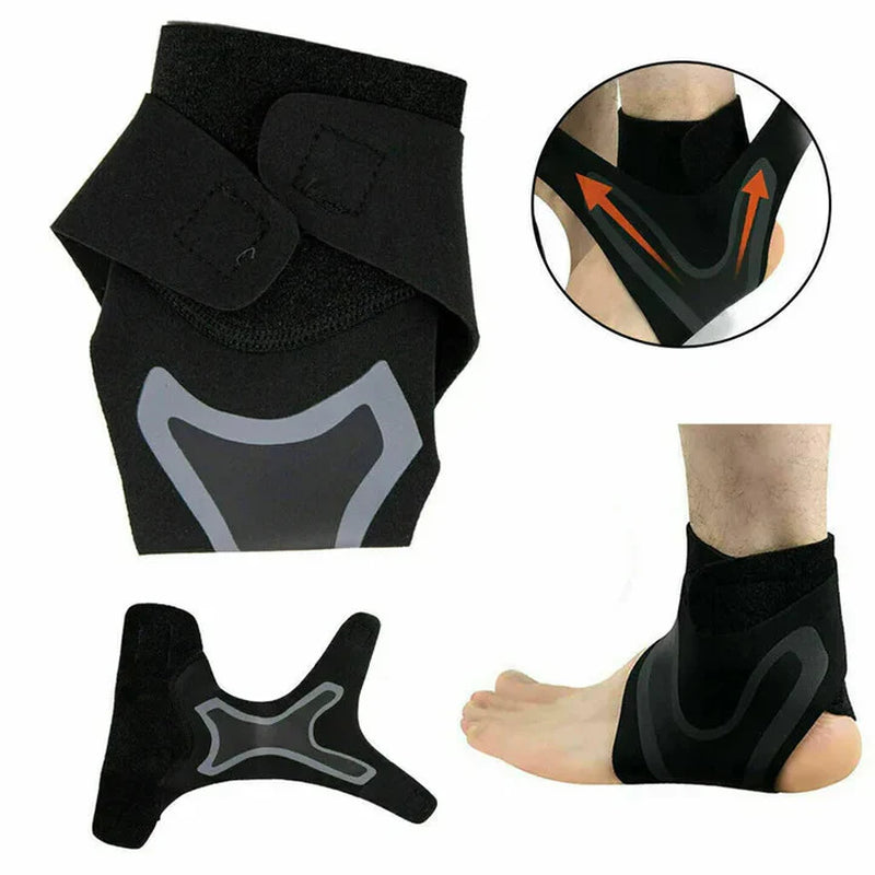 Ankle Brace Support Compression Sleeve Plantar Fasciitis Pain Relief Foot Wrap