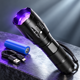 395nm Rechargeable UV Blacklight Flashlight