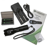 Ecogear FX TK120 Professional LED Flashlight Kit with Batteries and Charger