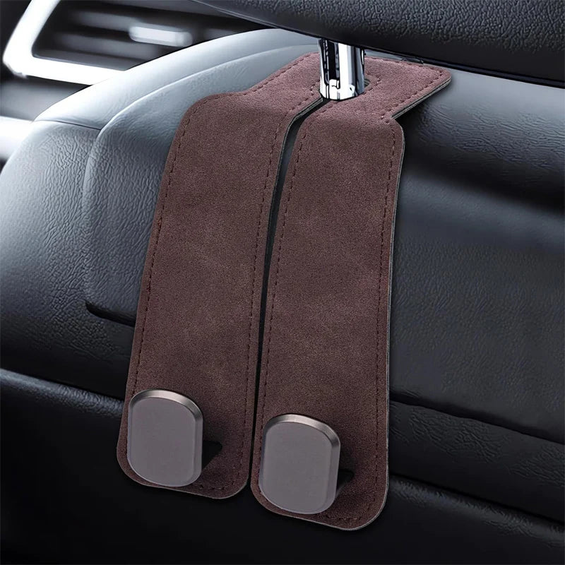 4Pcs Car Seat Back Phone Holder Hook,Car Purse Hook Purse Hook for Car Seats Headrest Car Seat Hooks