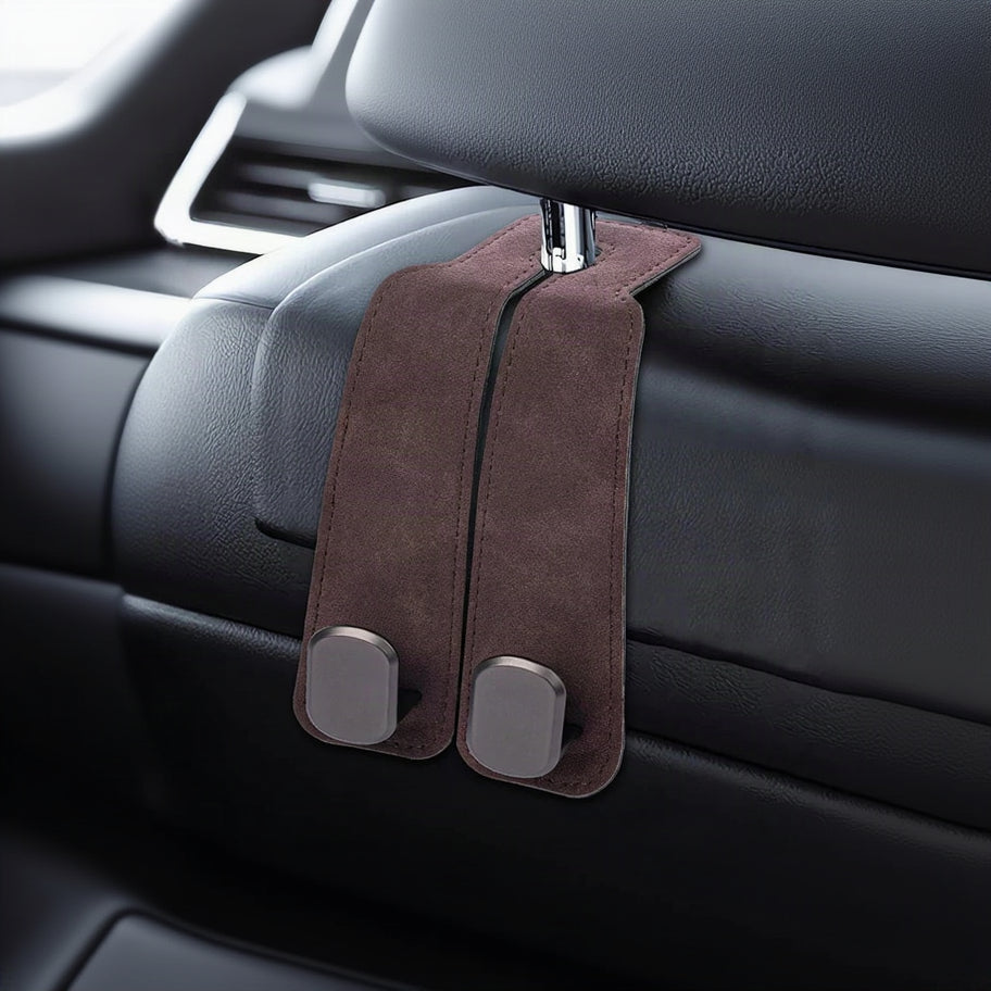 4Pcs Car Seat Back Phone Holder Hook,Car Purse Hook Purse Hook for Car Seats Headrest Car Seat Hooks