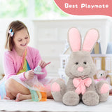 Giant Bunny Stuffed Animal 31.5" Cute Soft Rabbit Plush Toys