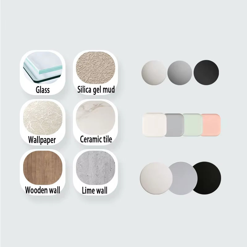 Silicone Door Stopper – Self-Adhesive Anti-Shock Wall Protector & Door Handle Bumper Pad