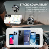 Magnetic Car Phone Holder – 360° Rotating Foldable Dashboard Mount