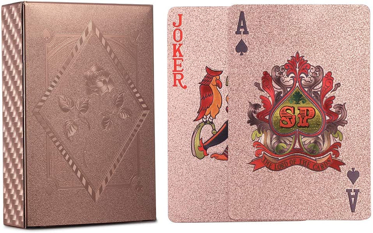 Waterproof Playing Cards, Deck of Cards, Poker Cards (Black)