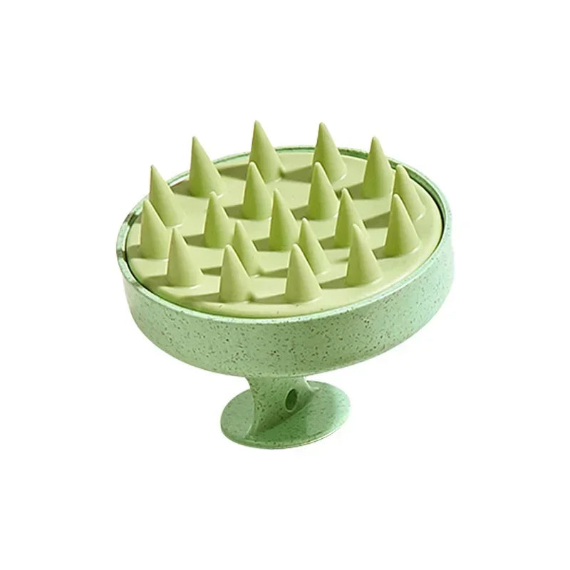 Silicone Shampoo Scalp Massager Brush – Soft Hair Washing & Deep Cleansing Massage Comb