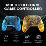 G6 Wireless Gaming Controller, Bluetooth 5.3 Gamepad with Hall Joysticks & Mobile Phone Holder
