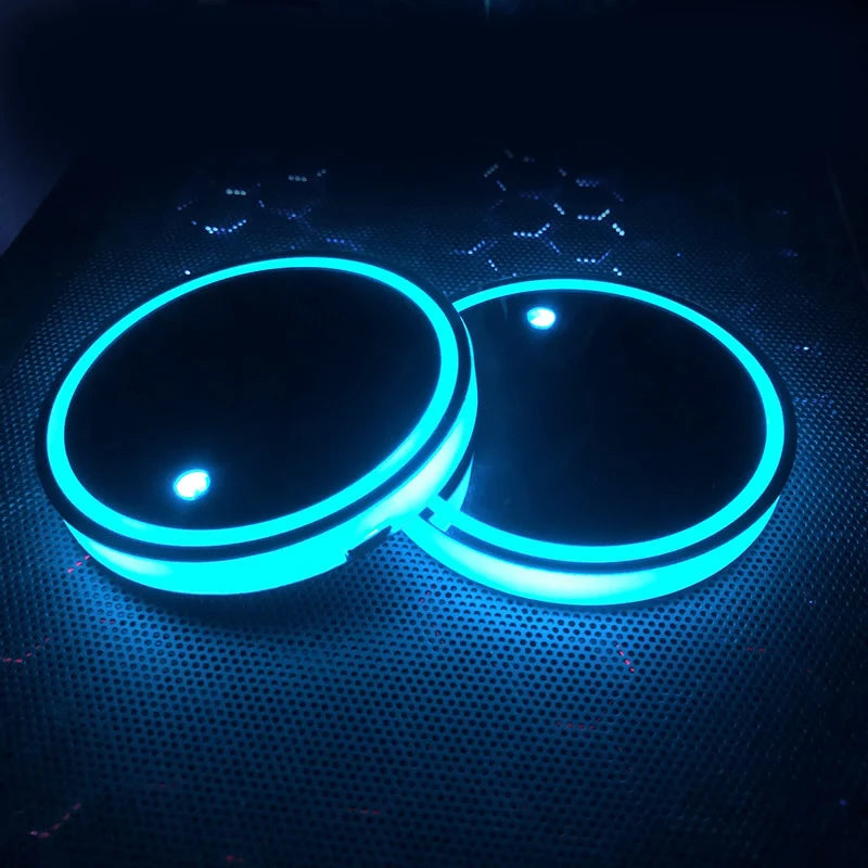 Car LED Light-Emitting Coasters Ambience Light