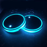 Car LED Light-Emitting Coasters Ambience Light