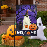 Halloween Garden Flag Halloween Decorations Happy Halloween Garden Flag