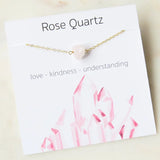 Stone Charm Necklace for Women — Raw Natural Gemstone Pendant