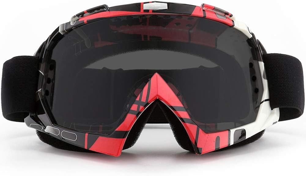 Dirt Bike ATV Goggles-Motorcycle Offroad Riding Helmet Motocross