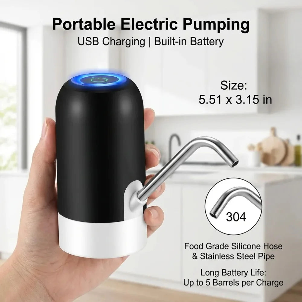 Electric Drinking Water Pump Portable Automatic Drainage Machine for Home Camping Travel Summer Winter Use Hot Sale Free Ship