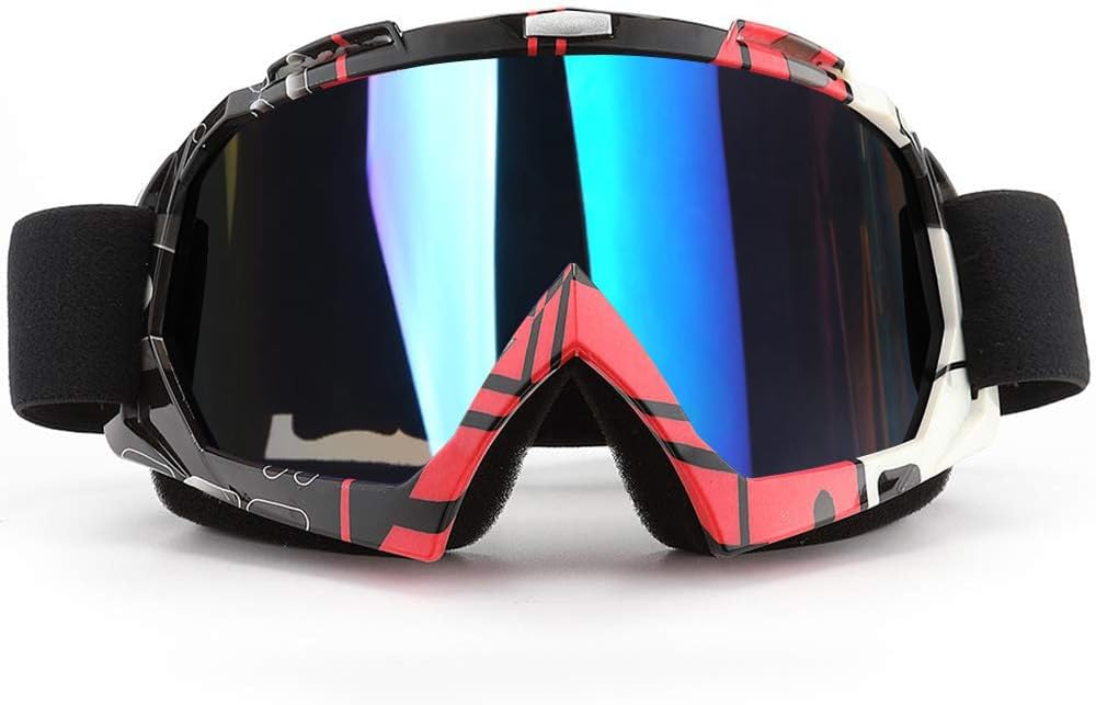 Dirt Bike ATV Goggles-Motorcycle Offroad Riding Helmet Motocross