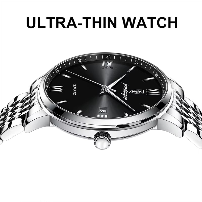Luxury Sports Men'S Wristwatch Stainless Steel Waterproof Date Man Watch High Quality Casual Fashion Quartz Men Watches