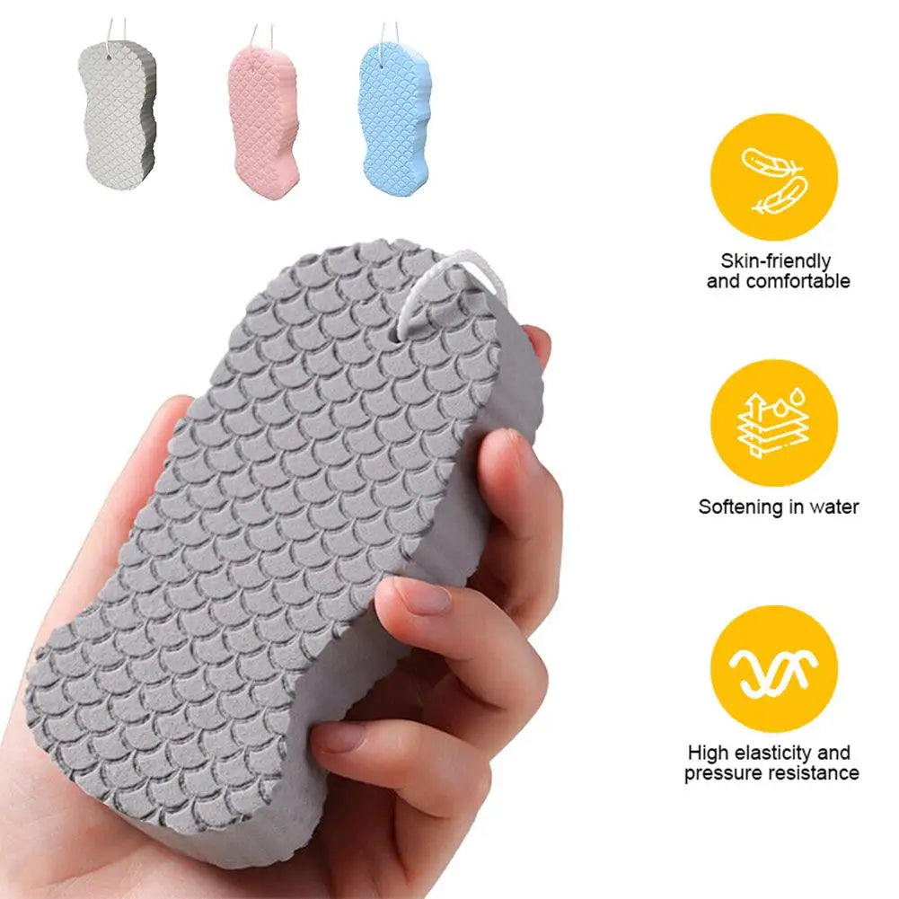 Exfoliating Bath Sponge – Soft Body Scrubber for Deep Cleansing & Dead Skin Removal
