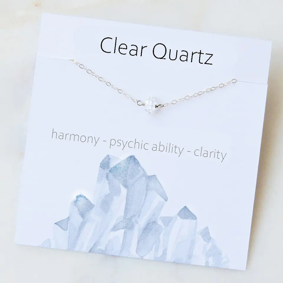 Stone Charm Necklace for Women — Raw Natural Gemstone Pendant