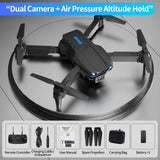 H12 Drone with Three-Sided Obstacle Avoidance, Remote Control Aircraft, Long-Endurance, HD Aerial Photography, Quadcopter Toy Drone