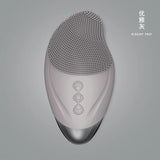 Household Electric Ultrasonic Facial Cleanser Wireless Waterproof Silicone Pore Cleaning Facial Brush Beauty Massage Introduction Instrument