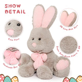 Giant Bunny Stuffed Animal 31.5" Cute Soft Rabbit Plush Toys