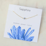 Stone Charm Necklace for Women — Raw Natural Gemstone Pendant