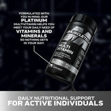 Muscletech Platinum Multivitamins for Men & Women - Multi-Vitamin Supplement for Immune Support - 18 Vitamins & Minerals, Vitamin a C D E B6 B12 - Daily Workout Supplements for Men - 90 Capsules
