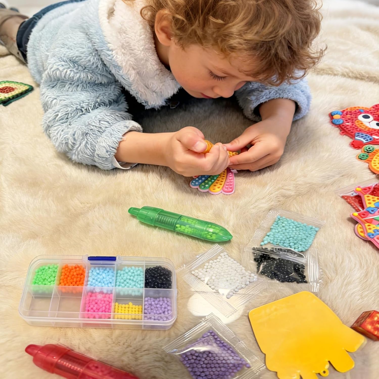 DIY Bead Art Kit, Creative Gift for Boys and Girls.