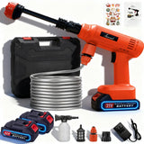 Electric Cordless High Pressure Car Wash Gun Washer Supplies Spray Cleaner Car Wash Cleaning for Car, Truck, Boat & More