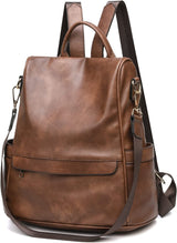 Women Backpack Purse PU Leather Anti-Theft Casual Shoulder Bag Fashion Ladies Satchel Bags