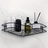 1Pc Wall Mounted Bathroom Shelf, Shower Caddy Rack, No Punching Triangle Storage Rack for Bathroom Kitchen, Bathroom Accessories