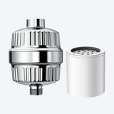 15-Stage High Output Shower Filter for Hard Water - Universal Chrome Water Softener Filter