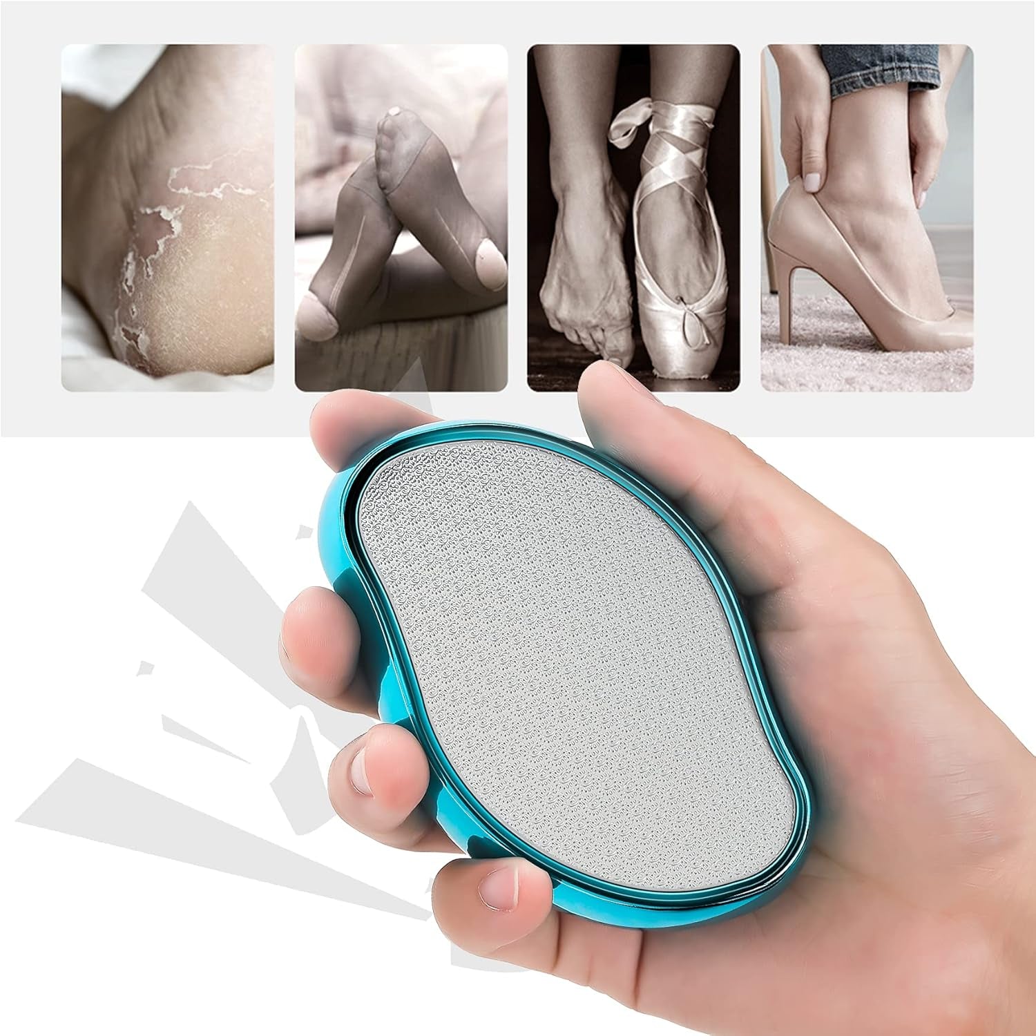 2-in-1 Nano Glass Foot File – Professional Callus Remover for Smooth & Soft Feet