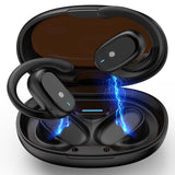 Bluetooth 5.3 IPX7 Noise Cancelling Wireless Earbuds with 45H Playtime, Black