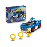 The Hedgehog Sonic: Speedster Lightning Race Car Toy for Boys & Girls - Toy Building Set W/Minifigure for Kids & Gamers, Ages 7+ - Gift Idea for Birthdays - 77117