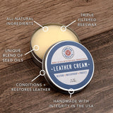 Cobbler'S Choice Leather Cream - for Shoes, Boots & Bags with Beeswax
