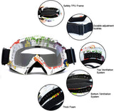 Dirt Bike ATV Goggles-Motorcycle Offroad Riding Helmet Motocross