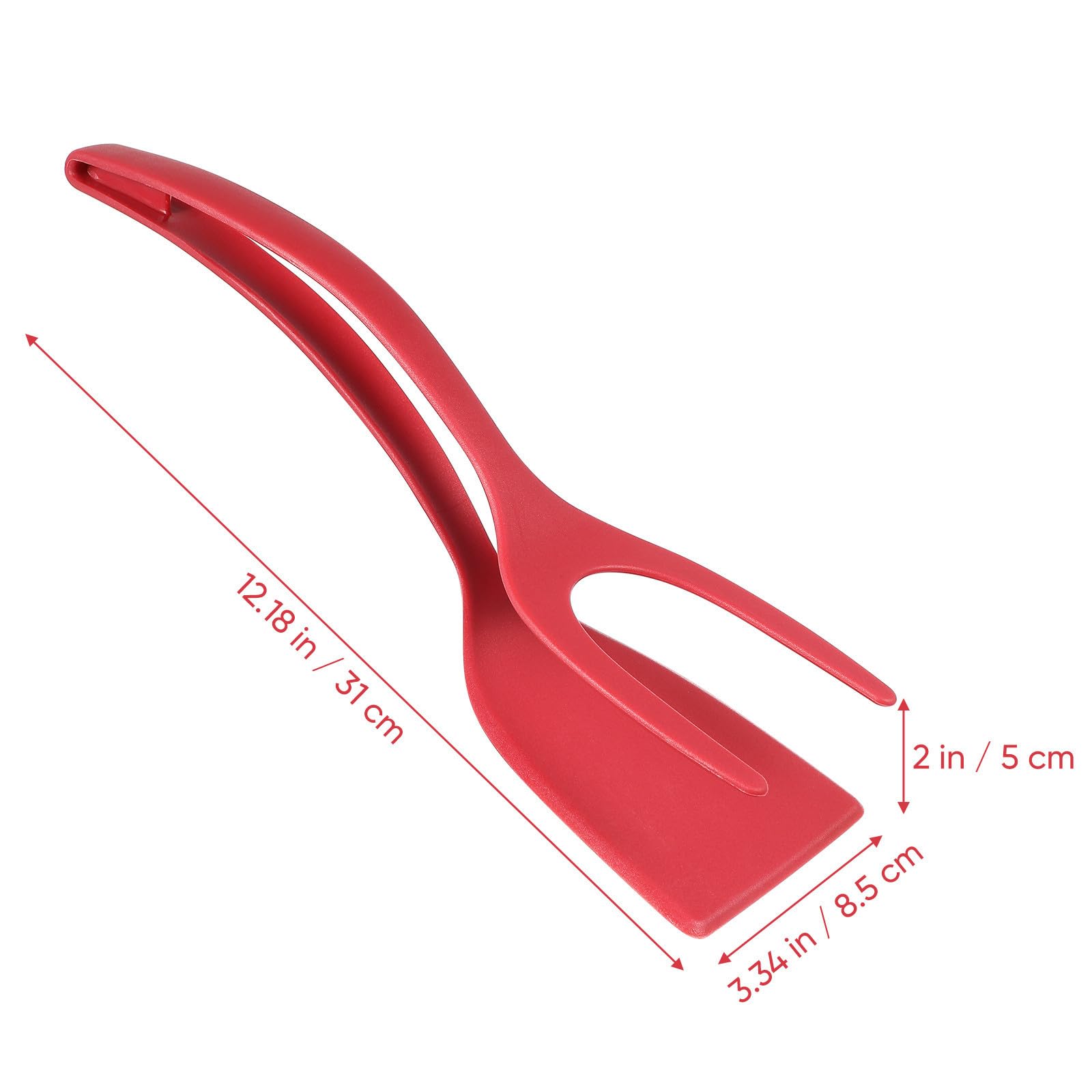 2-in-1 Grip & Flip Tongs Egg Spatula for Easy Cooking