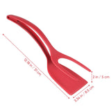 2-in-1 Grip & Flip Tongs Egg Spatula for Easy Cooking