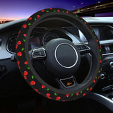 Leopard Steering Wheel Covers Non Slip Neoprene Steering Wheel Protector Cover Universal 15 Inch for Men Women