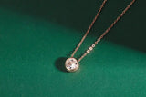 Gold Zircon Choker Necklace for Women — 18K Gold Plated, CZ Stone, Adjustable