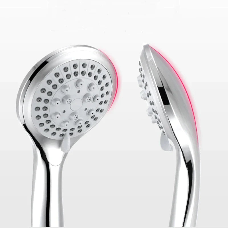 High Pressure Shower Head 5 Settings Handheld Shower Heads Spray with 5 FT Hose