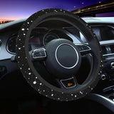 Leopard Steering Wheel Covers Non Slip Neoprene Steering Wheel Protector Cover Universal 15 Inch for Men Women