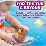 Bobbers™ Bob, Wobble & Float Upright Toddler Bath Toys, 6 Pack | Unique Wobbling Action | Sealed, No Hole Baby Bath Toys | Engaging Bathtub Toys for Kids | Water Table & Baby Pool Play